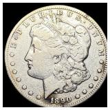 1890-CC Silver Morgan Dollar LIGHTLY  CIRCULATED