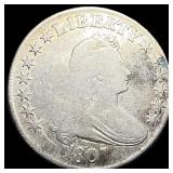 1807 Silver Draped Bust Half Dollar LIGHTLY  CIRC