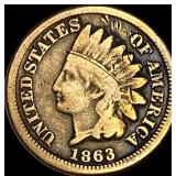1863 Indian Head Cent NICELY CIRCULATED