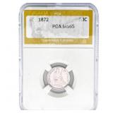 1872 Seated Liberty Dime PGA MS65