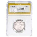1926 Standing Liberty Quarter PGA MS66 FH