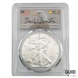 2022 Silver Eagle PCGS SP70 Burnished/Signed