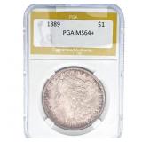 1889 Morgan Silver Dollar PGA MS64+