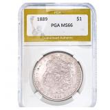 1889 Morgan Silver Dollar PGA MS66