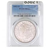1883-O Morgan Silver Dollar PCGSS MS64