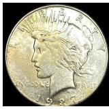 1927 Silver Peace Dollar CHOICE AU