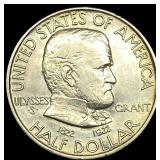 1922-S Silver Grant Memorial Half Dollar CLOSELY U