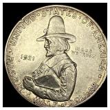 1921 Silver Pilgrim Half Dollar UNCIRCULATED