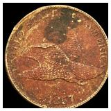 1857 Copper-Nickel Flying Eagle Cent HIGH  GRADE