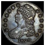 1829 Capped Bust Half Dollar CLOSELY UNCIRCULATED