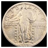 1918-D Standing Liberty Quarter LIGHTLY  CIRCULAT