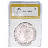 1899 Morgan Silver Dollar PGA MS65