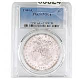 1904-O Morgan Silver Dollar PCGS MS64