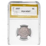 1937 Buffalo Nickel PGA MS67