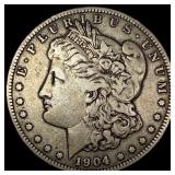 1904-S Silver Morgan Dollar LIGHTLY  CIRCULATED