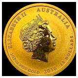 2016 Australia 1/10oz Gold $15 GEM PROOF
