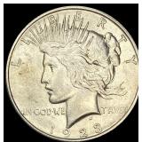 1923-D Silver Peace Dollar CHOICE BU