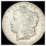 1890-O Silver Morgan Dollar CHOICE AU