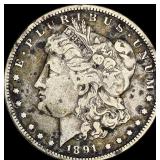 1891-O Silver Morgan Dollar LIGHTLY CIRCULATED