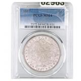 1887 Morgan Silver Dollar PCGS MS64