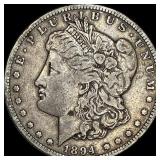 1894-S Silver Morgan Dollar ABOUT UNCIRCULATED