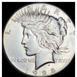 1928 Silver Peace Dollar CLOSELY UNCIRCULATED