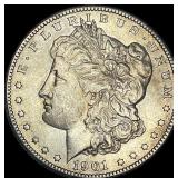 1901-S Silver Morgan Dollar CLOSELY UNCIRCULATED