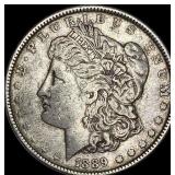 1889 Silver Morgan Dollar NEARLY UNCIRCULATED