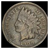 1908-S Indian Head Cent NEARLY UNCIRCULATED