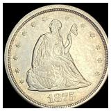 1875-S Silver Twenty Cents CLOSELY UNCIRCULATED