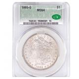 1885-O Morgan Silver Dollar CAC MS64
