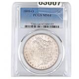 1899-O Morgan Silver Dollar PCGS MS64