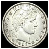1896 Silver Barber Quarter CLOSELY UNCIRCULATED