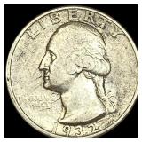 1932-D Silver Washington Quarter ABOUT UNCIRCULATE
