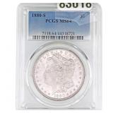 1880-S Morgan Silver Dollar PCGS MS64