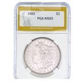 1903 Morgan Silver Dollar PGA MS65