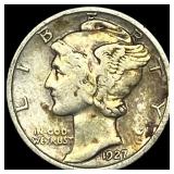 1927-S Silver Mercury Dime LIGHTLY CIRCULATED