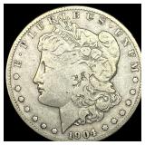 1904-S Silver Morgan Dollar LIGHTLY CIRCULATED