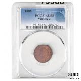 1886 Indian Head Cent PCGS AU58 Var 2