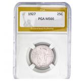 1927 Standing Liberty Quarter PGA MS66