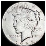 1928 Silver Peace Dollar UNCIRCULATED