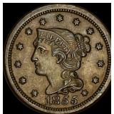 1855 Braided Hair Large Cent UNCIRCULATED