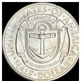 1936-S Rhode Island Silver Half Dollar UNCIRCULATE