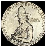 1920-D Silver Pilgrim Half Dollar CHOICE BU