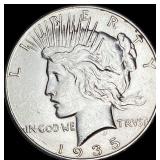 1935 Silver Peace Dollar UNCIRCULATED
