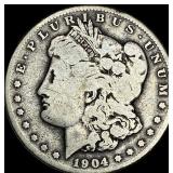 1904-S Silver Morgan Dollar NICELY CIRCULATED