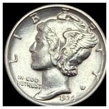 1936-D Silver Mercury Dime CHOICE BU