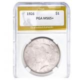 1926 Silver Peace Dollar PGA MS65+