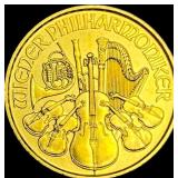 2025 1/10 oz Gold Austrian Philharmonic 10 Euro SU