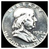 1952 Franklin Silver Half Dollar GEM PROOF